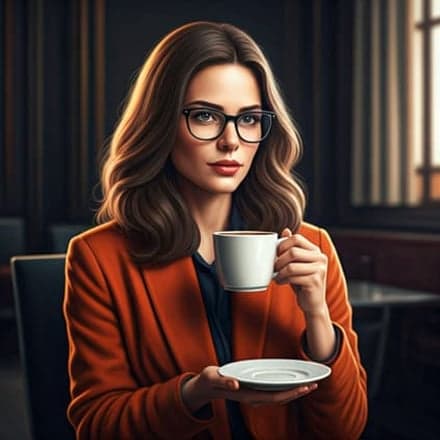 Woman in conversation, representing whole-life wellbeing support