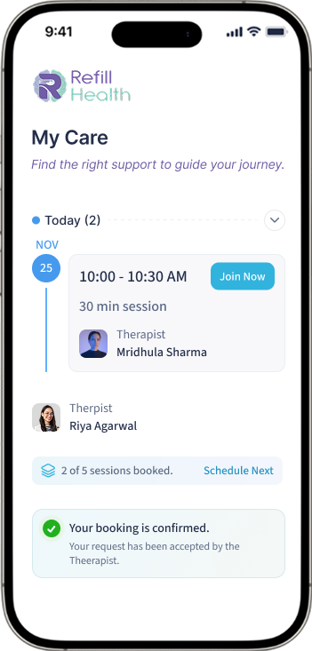 Refill Health App Preview